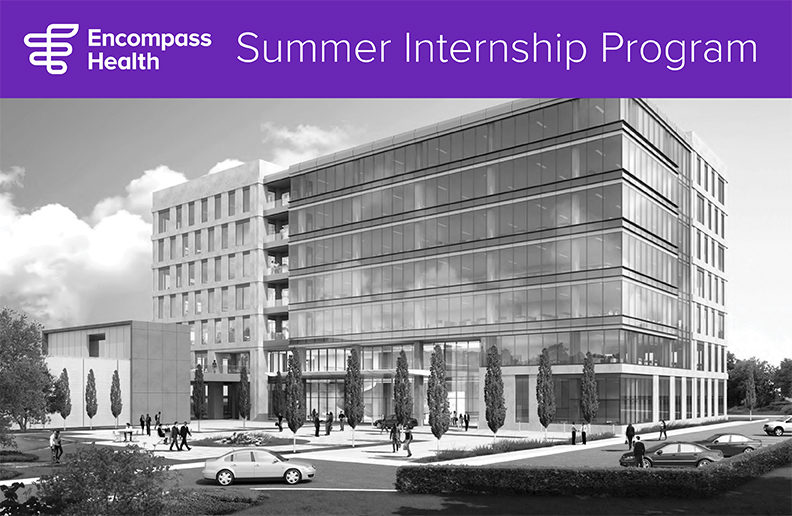 HealthSouth Summer Internship Program Banner
